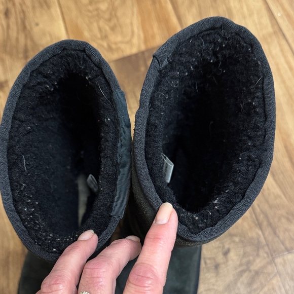 UGG Black Suede Boots - Picture 2 of 3